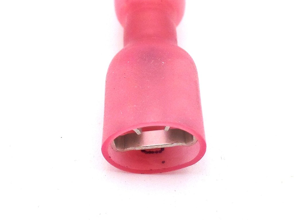 Red Heat Shrink Female Spade Terminal Connector