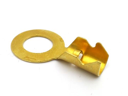 10.5mm Brass Double Crimp 12v Automotive Ring Terminal
