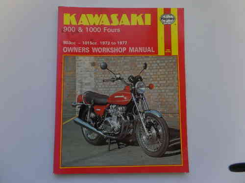 Used Kawasaki Z1 Z900 Z1000 Haynes Manual 2