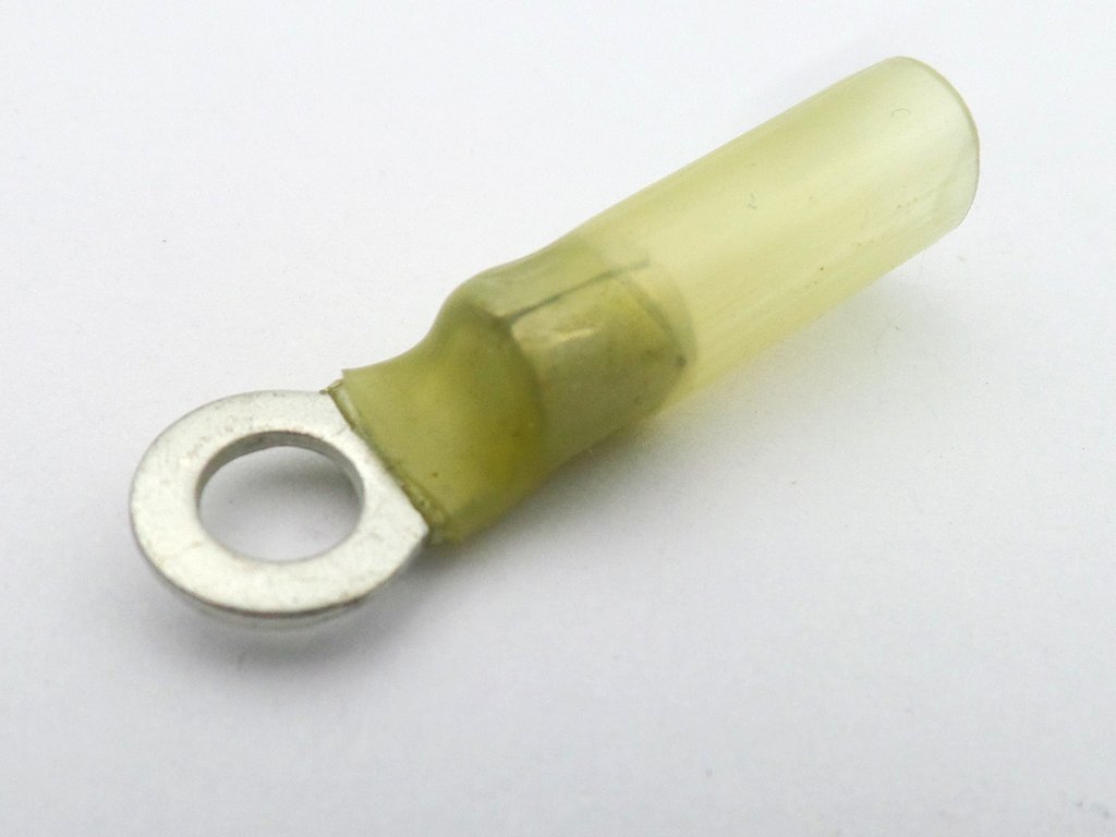 5.3mm Yellow Heat Shrink Ring Terminal