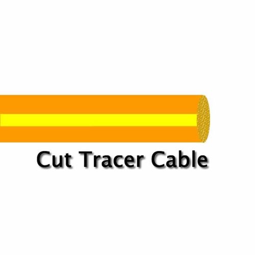 0.75mm2 12v 24v 14 amp DC power orange yellow tracer cable