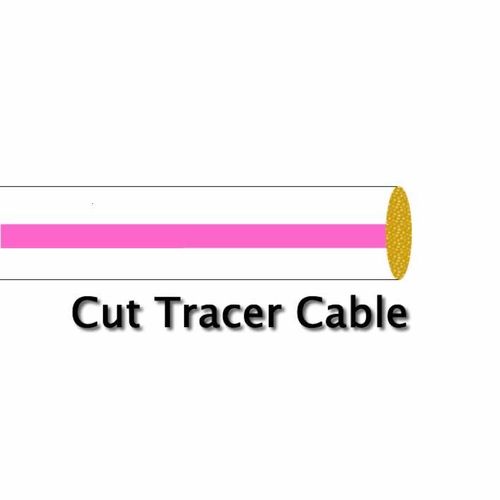 0.75mm2 12v 24v 14 amp DC power white pink tracer cable