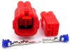 4 Way HM 090 Red Male Female Sealed Wiring Harness Connector D-4