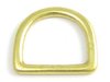 1 x Solid Brass D Ring 25mm 1"