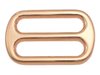 1 x Rose Gold Metal 3 Bar Tri-Glide 17mm