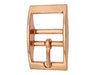 Rose Gold Caveson Collar Buckle - Square Edge - 20mm  (3/4")