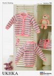 UKHKA 90 Knitting Pattern Baby Cardigans in DK