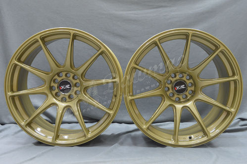 XXR Wheels 527 18'' 8,75J ET35 + 9,75J ET20 5x100/5x114,3 Gold