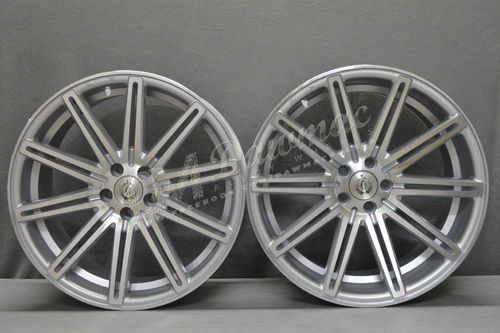 AXE EX15 18" 8J ET40 5x108-5x120 Silver & Polished
