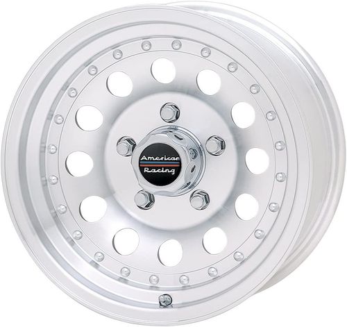 American Racing Outlaw 2 15" 7J ET-6 5x127 Machined w/ Clear Coat
