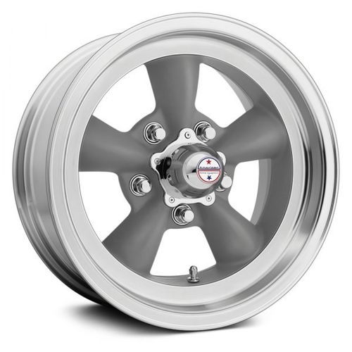 American Racing VN105 TT-D 15" 8,5J ET-25 5x127 Gray with Machined Lip