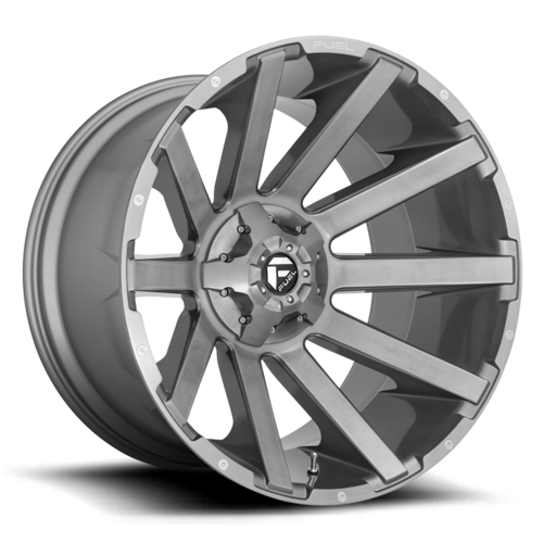 Fuel Contra 20" 10J ET-18 8x165,1 Brushed Gunmetal TInted Clear