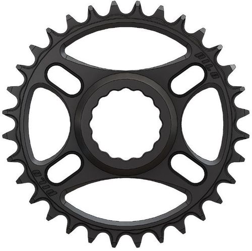 PILO 28T Narrow Wide CNC Chainring Race Face Cinch Direct fitting Hyperglide+ Black Hard Anodized